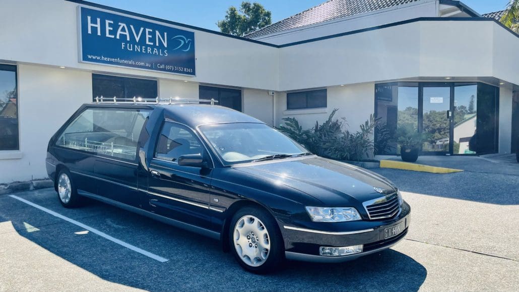 Heaven Funerals Hearse