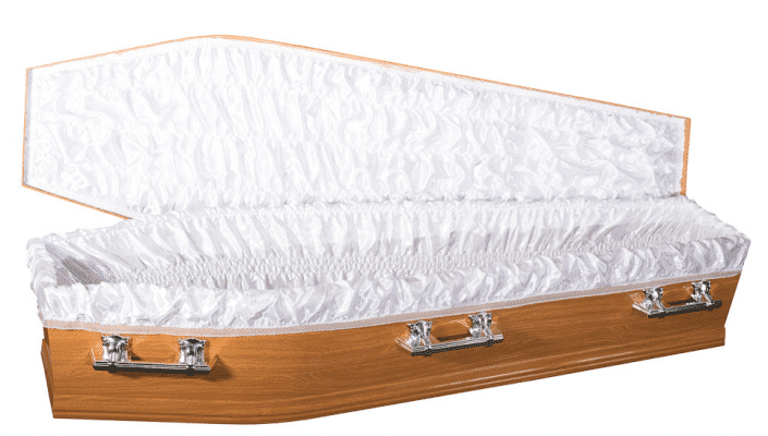brisbane funeral casket white 2